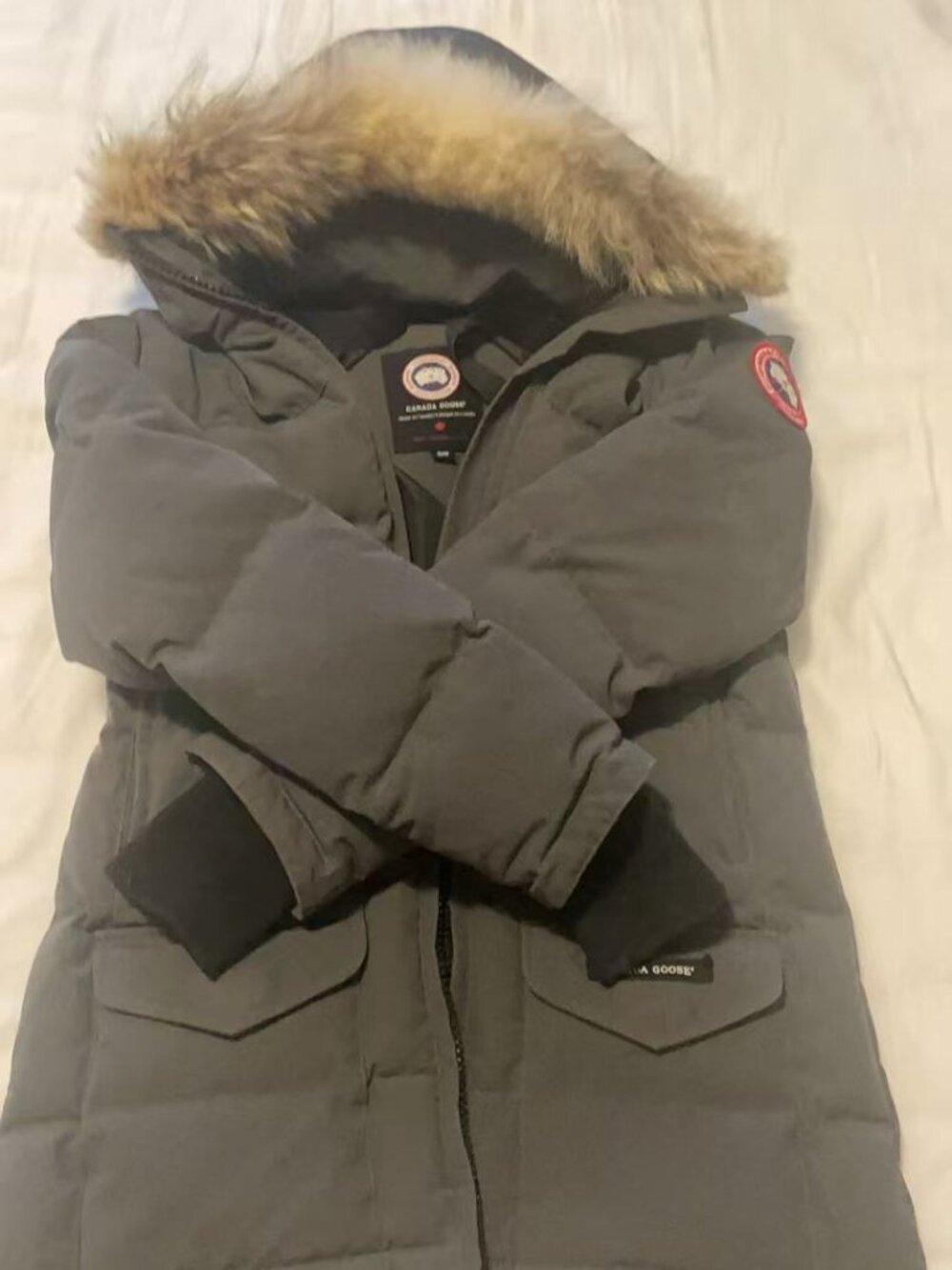 Women’s Canada Goose Solaris Parka 3034L XS Graphite